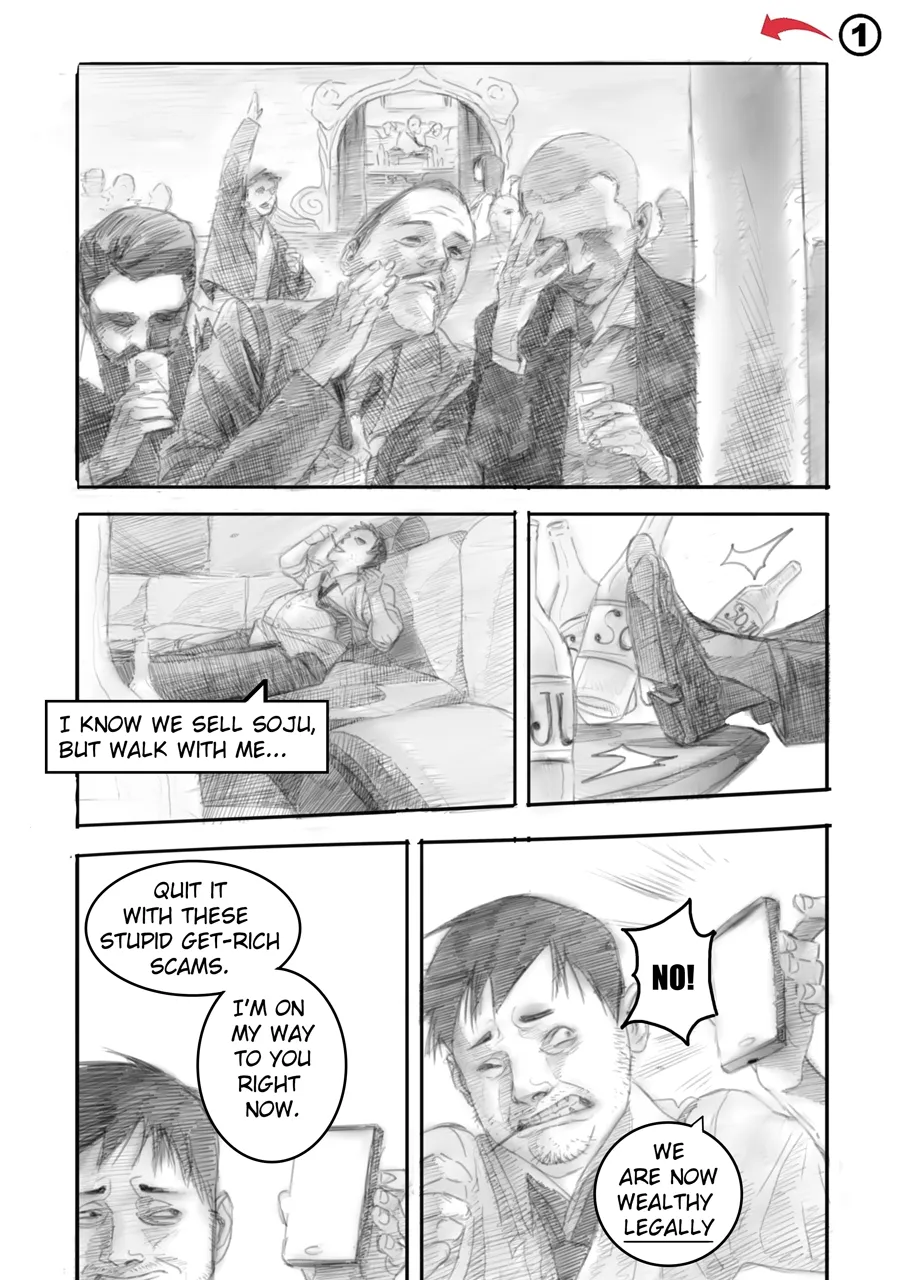 'Back-to-Africa Page 1' Drawn by Manta Barnicus in Back-To-Africa page 1, written in Google Docs