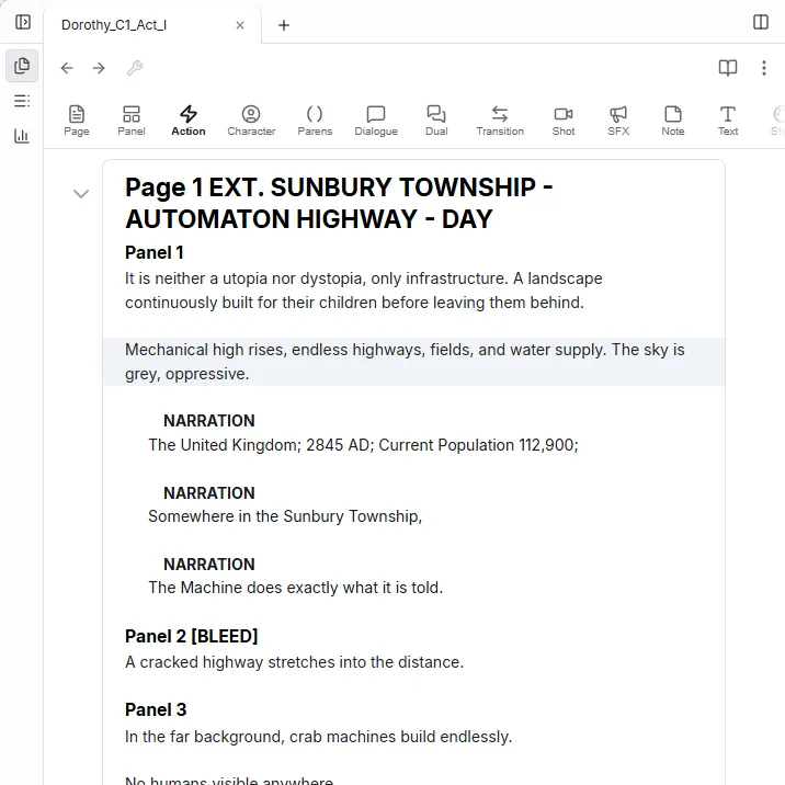Mangaplay Studio desktop editor